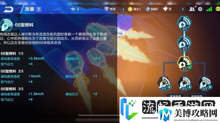 QQ飞车手游苍穹绝影改装全攻略