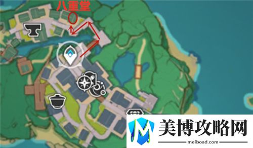 原神八重堂书店在哪里-原神八重堂书店位置图一览