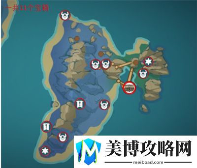 原神2.1版本清籁岛宝箱位置分享