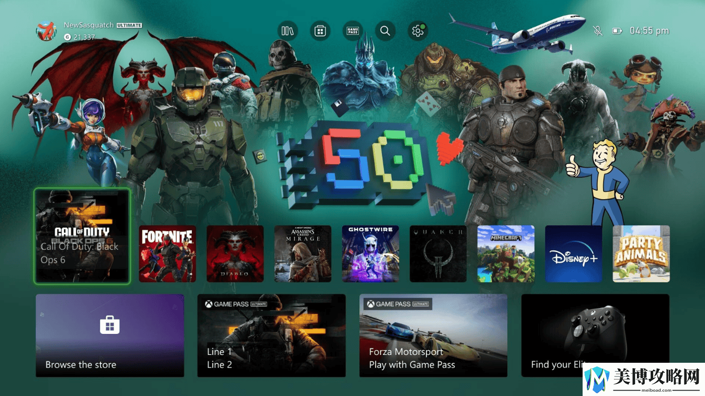 微软50岁啦！Xbox主题内容上线-与你共庆里程碑时刻