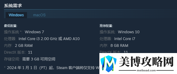 圣歌德嘉的挽歌游戏配置要求介绍